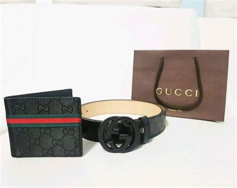 gucci belt and wallet set|gucci authentic wallet.